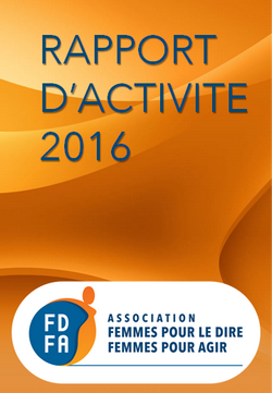 couverture du rapport d'activités 2016